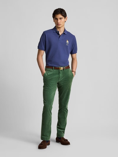 Polo Ralph Lauren Regular Fit Poloshirt aus reiner Baumwolle Marine 1