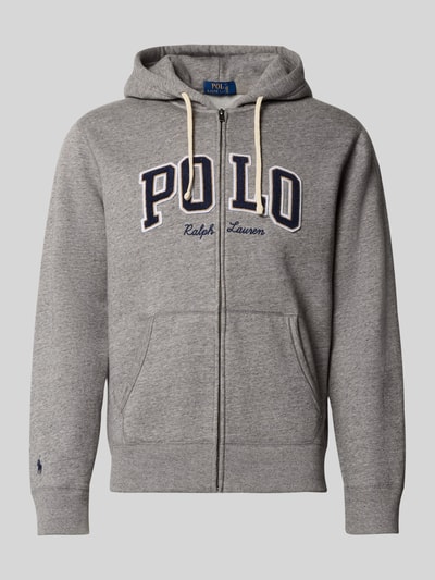 Polo Ralph Lauren Sweatjack met labelstitching Middengrijs - 2