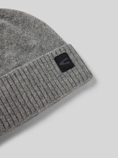 camel active Muts van zuivere wol, model 'Solid' Middengrijs gemêleerd - 2