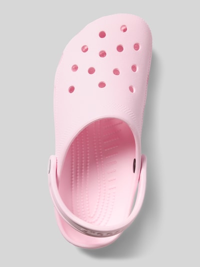 Productfoto, Clogs met Label-Detail van Crocs in lichtroze, afgeronde neus, instapmodel, verstelbare riem, hakhoogte 4 cm, damesschoen