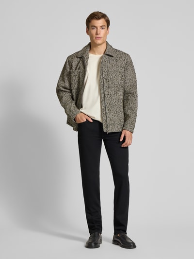 Brax Regular Fit Jeans mit Kaschmir-Anteil Modell 'Cadiz' Black 1