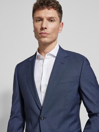 BOSS Slim Fit Anzug aus reiner Schurwolle Modell 'H-HUGE-2PCS-253' Blau 3