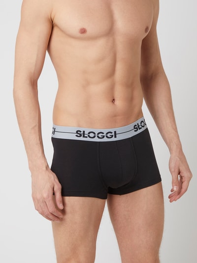 Sloggi Trunks mit Stretch-Anteil im 3er-Pack  Black 3