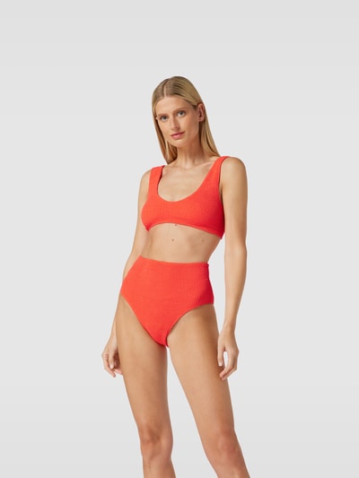 Sorbet Island Bikini-Set mit Strukturmuster Rot 4