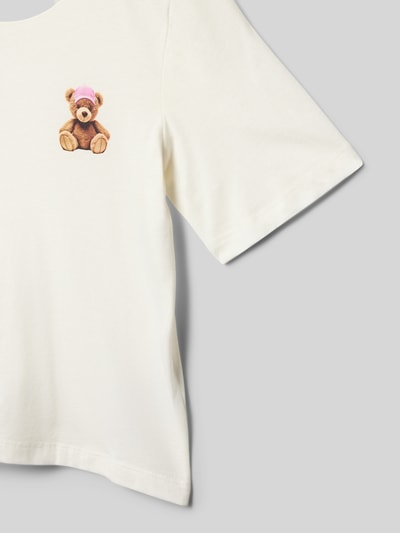 Only Regular fit T-shirt van puur katoen, model 'REX' Wit - 2