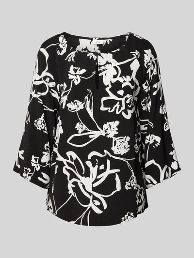 s.Oliver BLACK LABEL Blouse met druppelvormige hals Zwart - 2