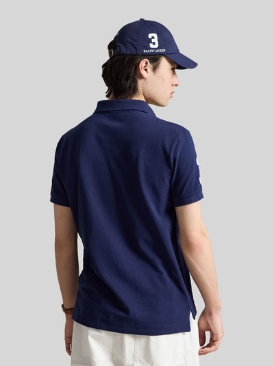 Polo Ralph Lauren Koszulka polo o kroju regular fit z czystej bawełny z haftami Granatowy 5