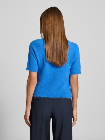 Rich & Royal Gebreide pullover met ribboorden Oceaanblauw - 5