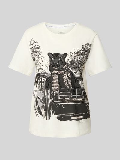 Marc Cain T-shirt met ronde hals Wit - 2