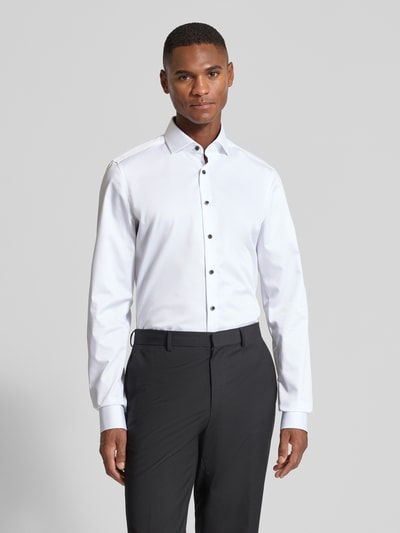 OLYMP Level Five Body Fit Businesshemd mit extra langem Arm Silber 4