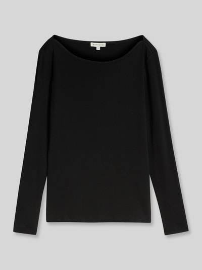 Tom Tailor Langarmshirt mit U-Boot-Ausschnitt Black 2