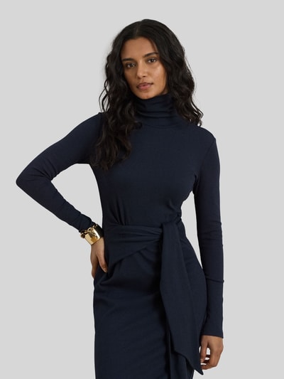 Lauren Ralph Lauren Regular Fit Freizeitkleid aus Baumwoll-Modal-Mix  Marine 1