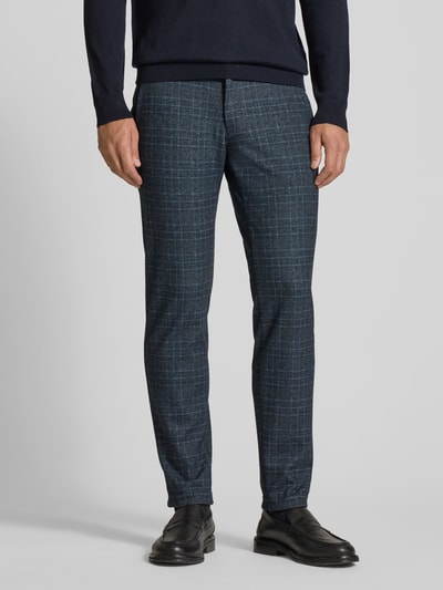 Brax Stoffhose mit Tunnelzug Modell 'Phil' Marine 4