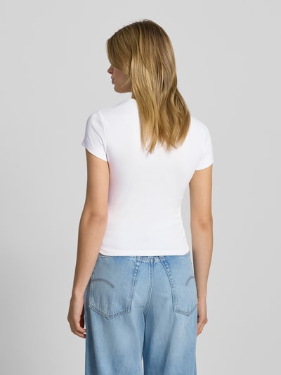 Gina Tricot T-Shirt mit Motiv-Print und Rundhalsausschnitt Offwhite 5