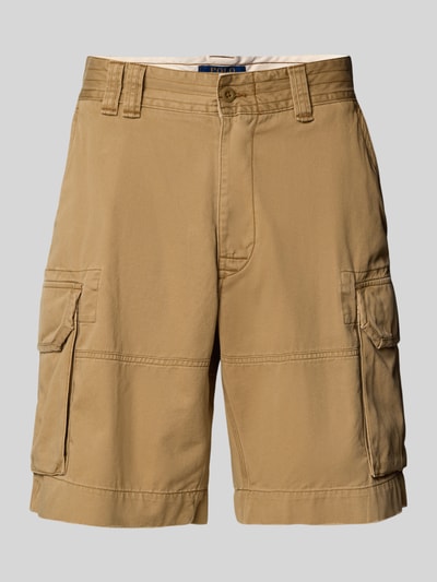 Polo Ralph Lauren Baggy Fit Cargoshorts mit Eingrifftaschen Modell 'GELLAR' Camel 2