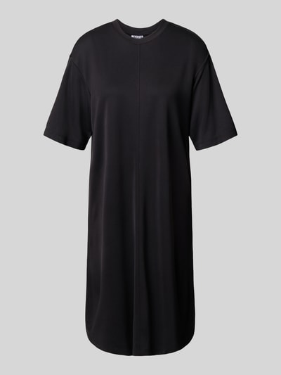 Jake*s Casual Knielanges T-Shirt-Kleid mit Rundhalsausschnitt Black 2