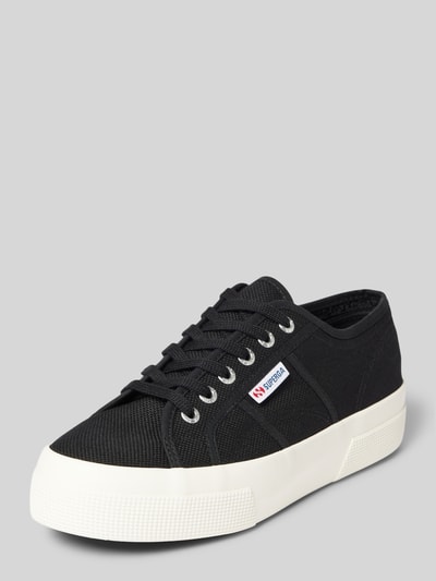 Superga Sneakersy z detalem z logo model ‘2740 PLATFORM’ Czarny 1