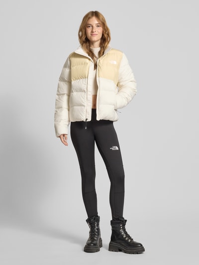 The North Face Kurtka pikowana z detalem z logo model ‘Saikuru’ Złamany biały 1