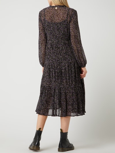 FREEBIRD Midikleid aus Chiffon Modell 'Danie' Schwarz 4