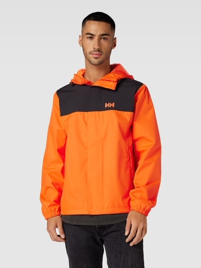 Helly Hansen Jack met labelstitching Oranje - 4