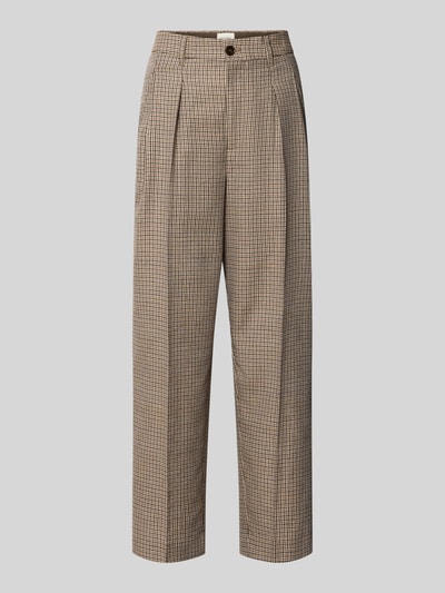 Closed Bundfaltenhose aus Schurwoll-Mix Modell 'RUTHY' Hellbraun 2