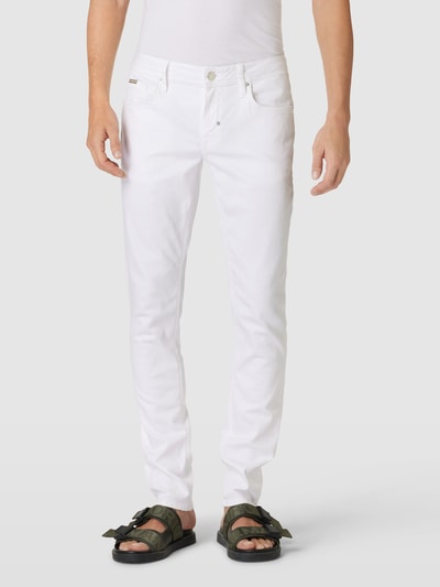 Antony Morato Tapered Fit Jeans mit Eingrifftaschen Weiss 4