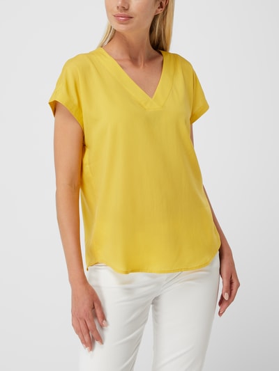 Gerry Weber Blouseshirt van lyocell  Donkergeel - 4