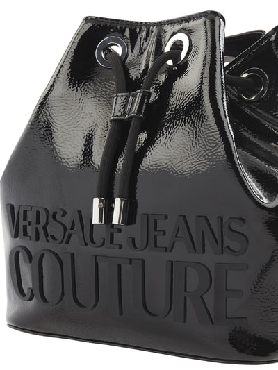 Versace Jeans Couture Torba typu worek lakierowana  Czarny 2