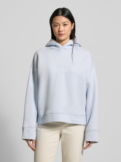 JAKE*S STUDIO WOMAN Oversized Hoodie aus reiner Baumwolle Modell 'Cosy' Hellblau 4