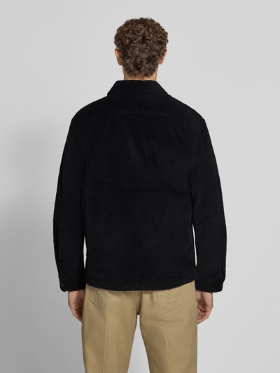 Selected Regular Fit Hemdjacke aus Baumwoll-Mix Modell 'OTTO' Black 5