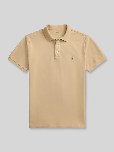 Polo Ralph Lauren Koszulka polo o kroju regular fit z mieszanki bawełny Beżowy 2