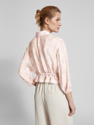 Jake*s Collection Overhemdblouse met taillekoord Lichtroze - 5