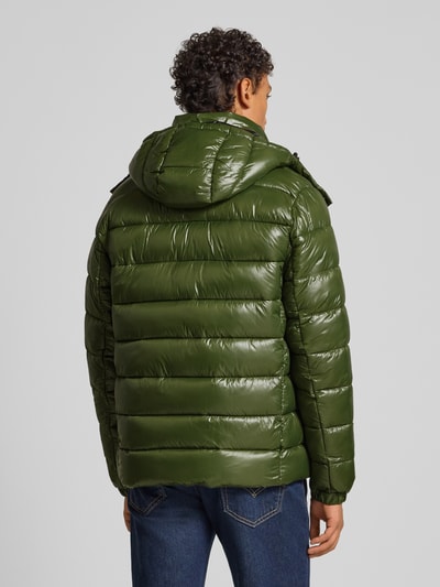 SAVE THE DUCK Gewatteerd jack met tweewegsritssluiting, model 'FLORIAN' Olijfgroen - 5