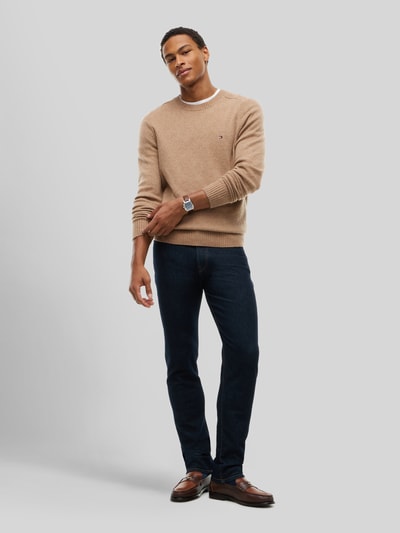 Tommy Hilfiger straight fit jeans met label-details Blauw - 1