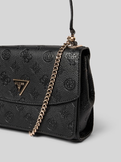 Guess Handtasche in Leder-Optik Modell 'Cresida' Black 3