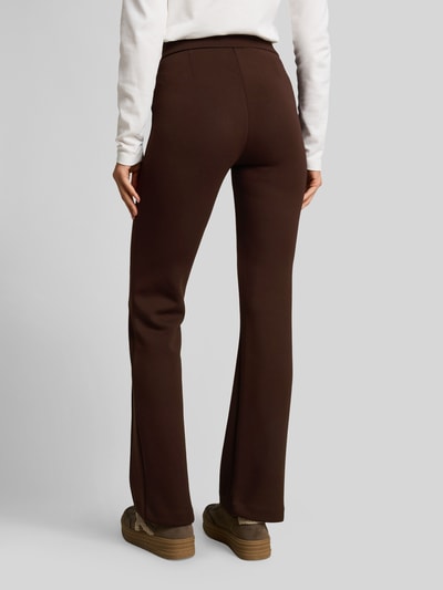 Tom Tailor Regular Fit Anzughose mit elastischem Bund Dunkelbraun 5