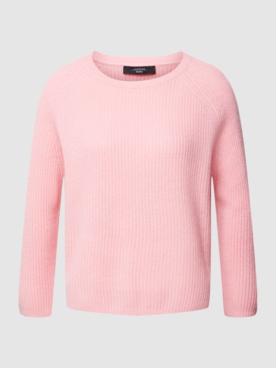 Weekend Max Mara Gebreide pullover met raglanmouwen, model 'Leandra' Roze - 2