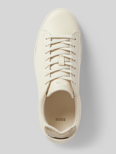 BOSS Sneaker mit Label-Print Modell 'Rhys' Offwhite 3