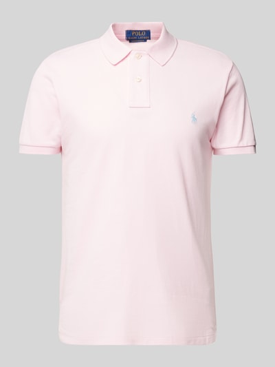 Polo Ralph Lauren Poloshirt mit Label-Stitching Rosa 2