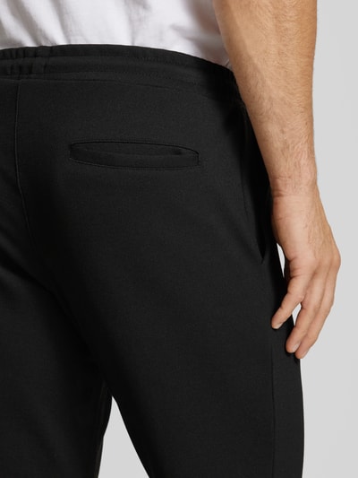 MCNEAL Regular Fit Sweatpants mit Strukturmuster Black 3