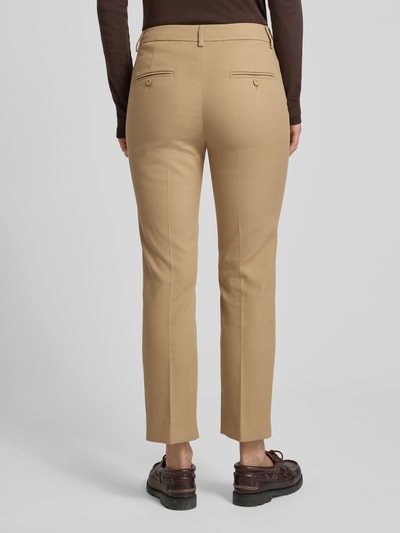 Weekend Max Mara Slim fit broek van katoenmix model 'VITE' Camel - 5