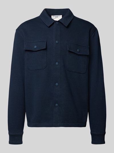 Marc O'Polo Denim Relaxed Fit Hemdjacke aus reiner Baumwolle Marine 2