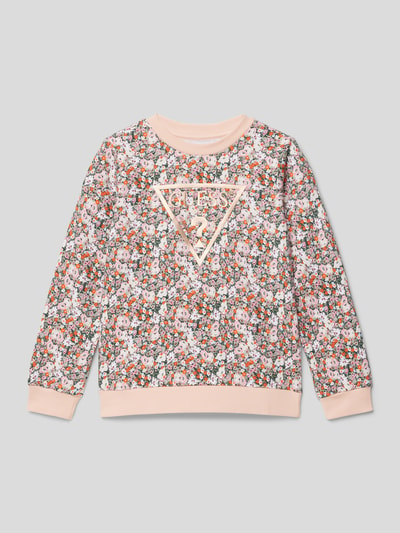 Guess Sweatshirt van katoen met all-over motief Offwhite - 1