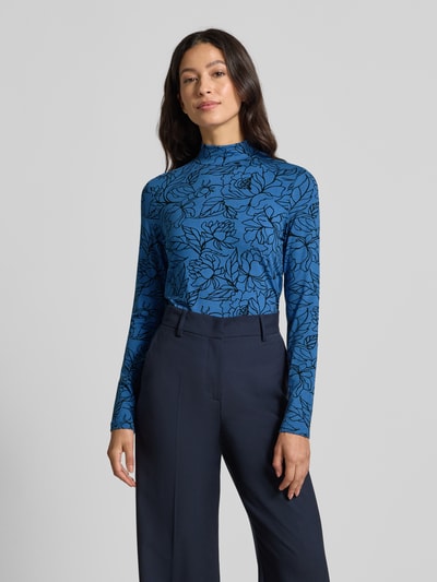 More & More Longsleeve mit Stehkragen Rauchblau 4