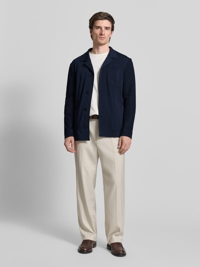 JOOP! COLLECTION Hemdjacke mit Knopfleiste Modell 'Hotcat' Marine 1