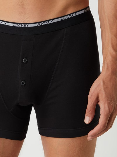 Jockey Trunks aus Baumwolle im 2er-Pack  Black 2