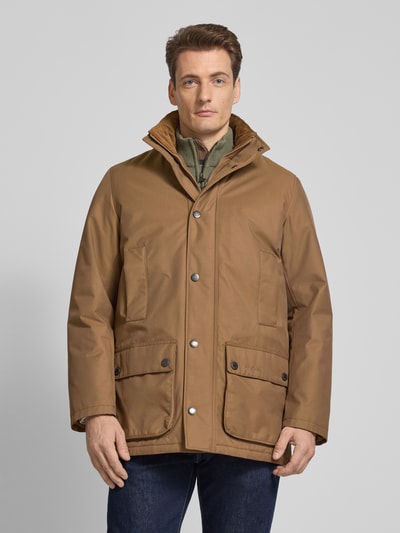 Barbour Jacke mit Pattentaschen Mud 4