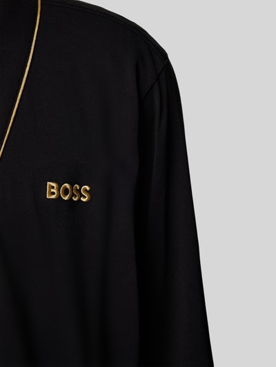 BOSS Bademantel mit Bindegürtel Black 2