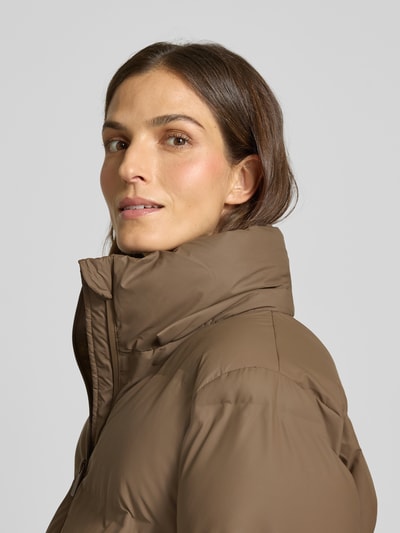 Neo Noir Gewatteerd jack met ritszakken Taupe - 3