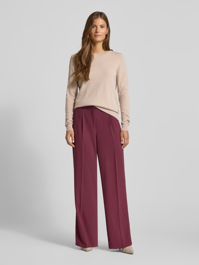 Christian Berg Woman Strickpullover aus reinem Kaschmir Beige 1